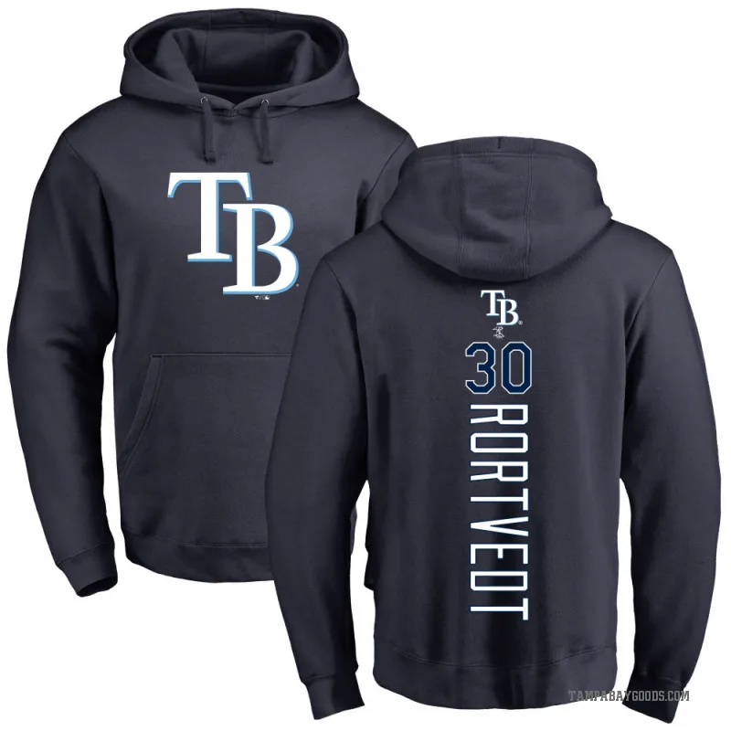 Ben Rortvedt Youth Navy Tampa Bay Rays Backer Pullover Hoodie
