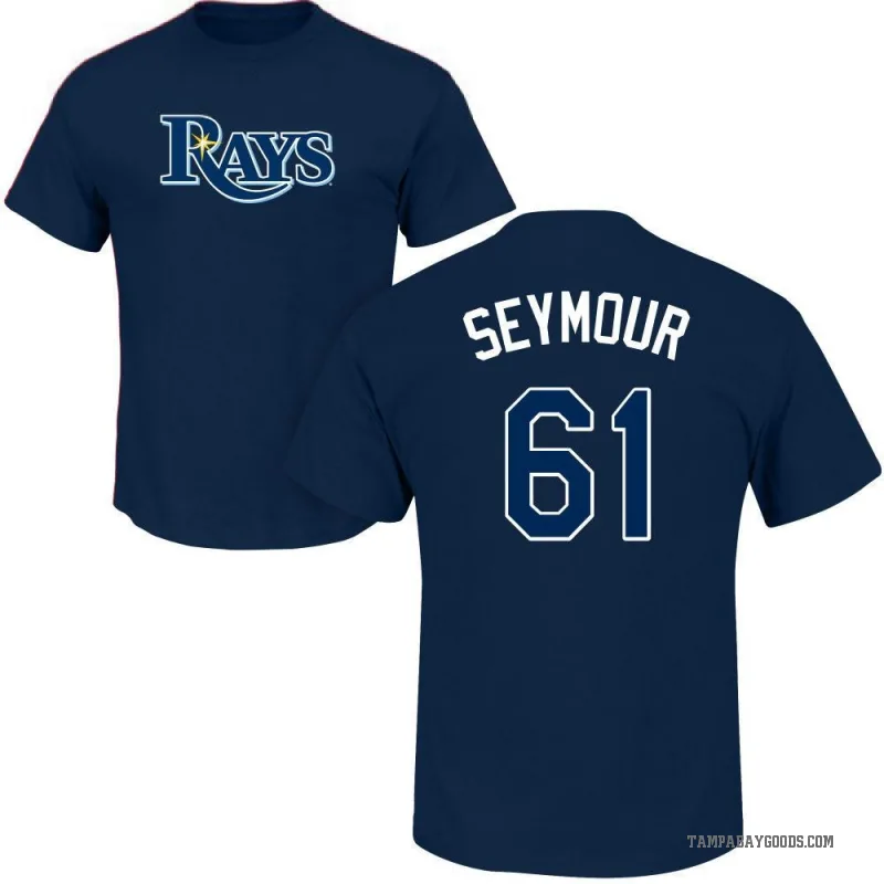 Ian Seymour Men's Navy Tampa Bay Rays Roster T-Shirt -