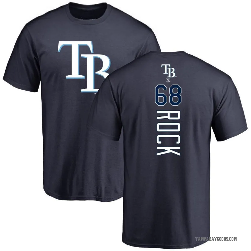 Joe Rock Men's Navy Tampa Bay Rays Backer T-Shirt -