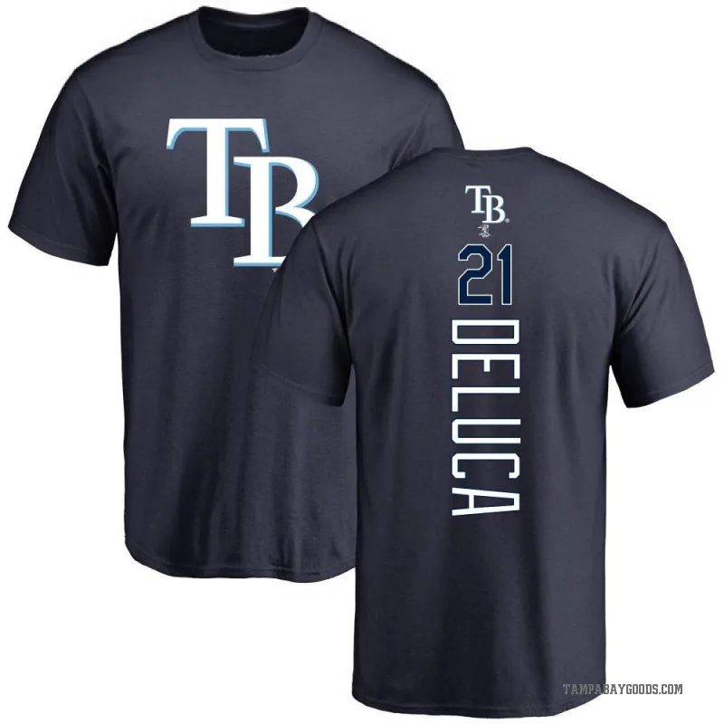Jonny DeLuca Men's Navy Tampa Bay Rays Backer T-Shirt -