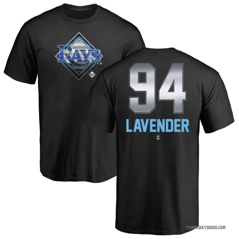 Nathan Lavender Men's Black Tampa Bay Rays Midnight Mascot T-Shirt -