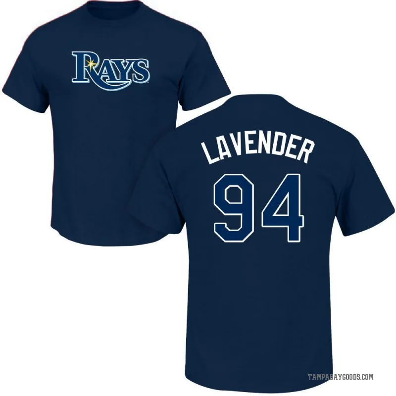 Nathan Lavender Youth Navy Tampa Bay Rays Roster T-Shirt -