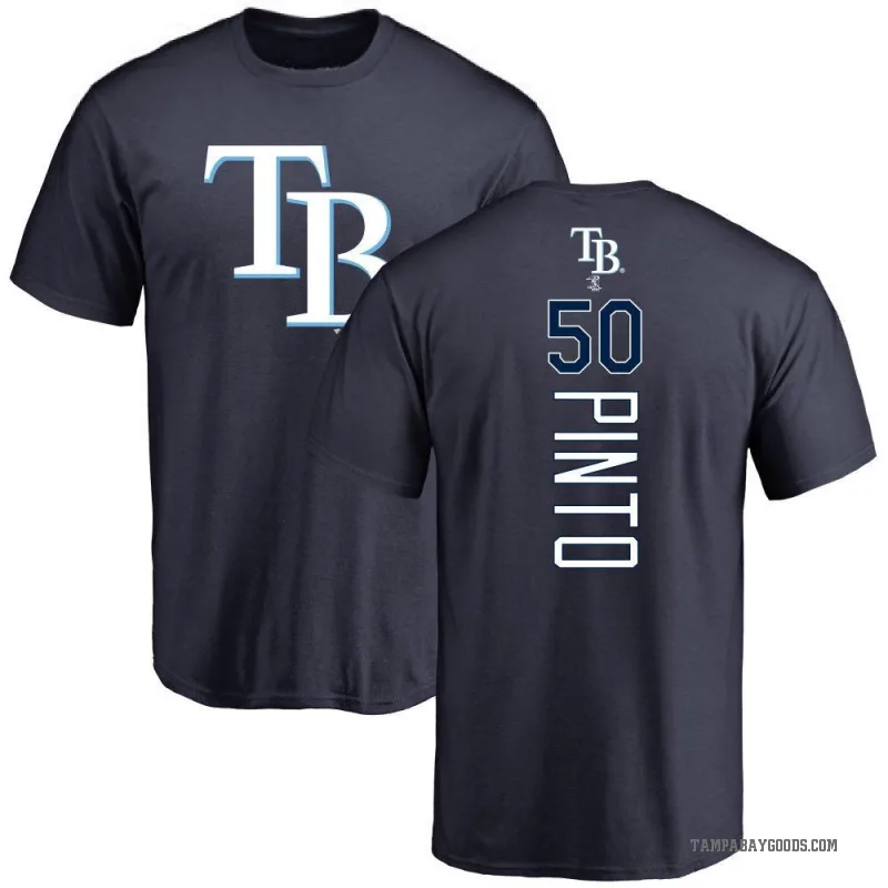 Rene Pinto Men's Navy Tampa Bay Rays Backer T-Shirt -