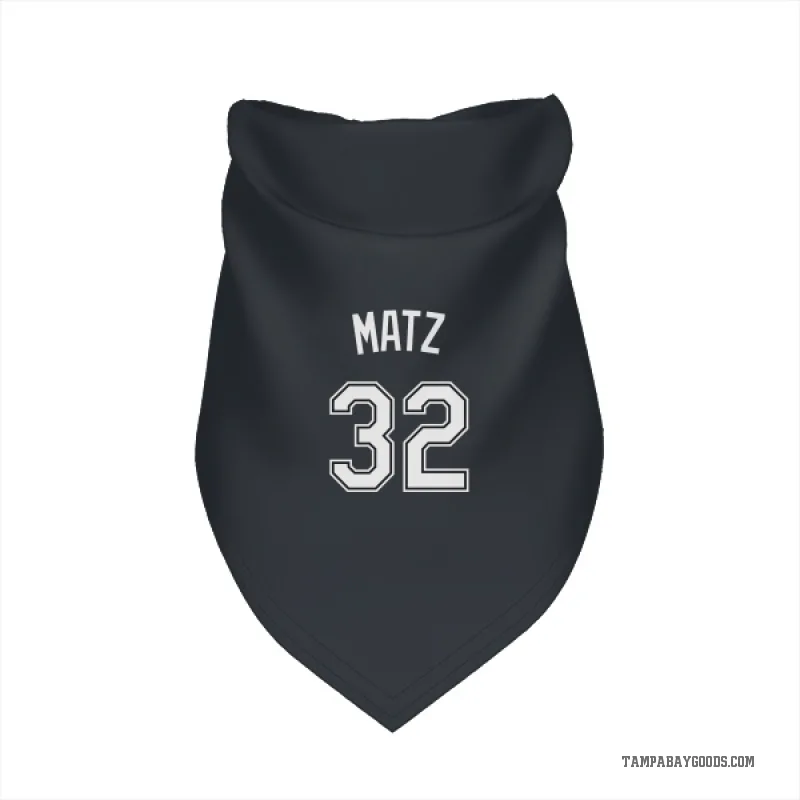 Steven Matz  Black Tampa Bay Rays  Cat & Dog Pet Bandana