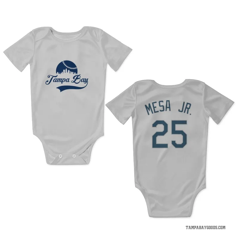 Victor Mesa Jr.  White Tampa Bay Rays  Newborn & Infant Bodysuit