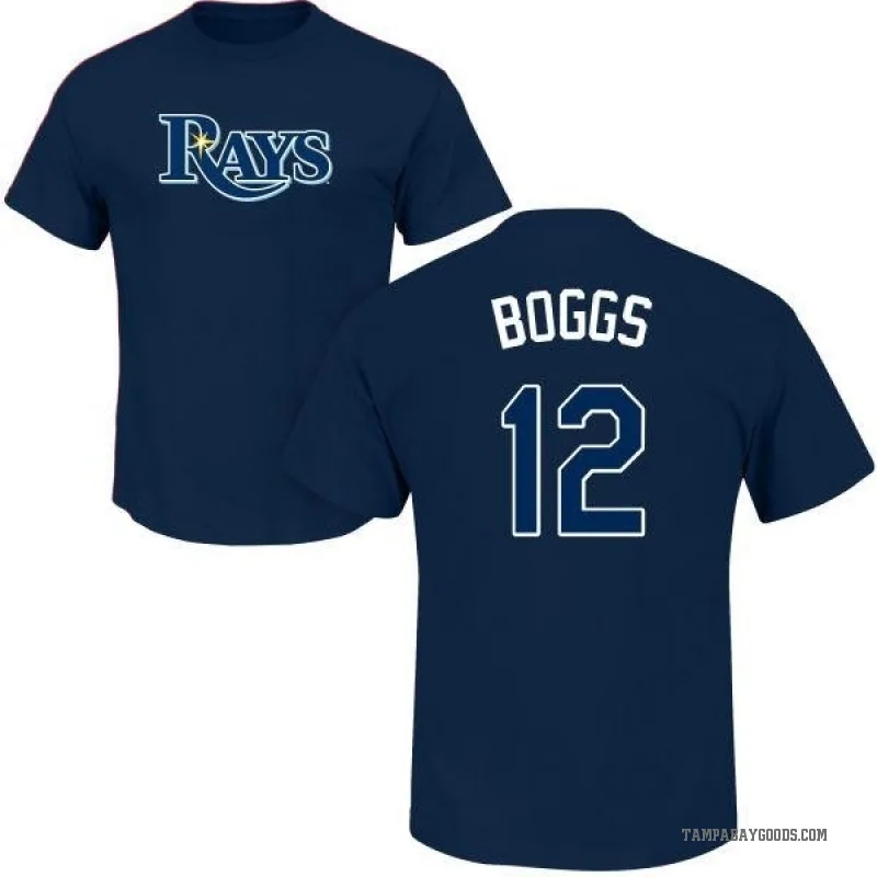 Wade Boggs Youth Navy Tampa Bay Rays Roster T-Shirt -