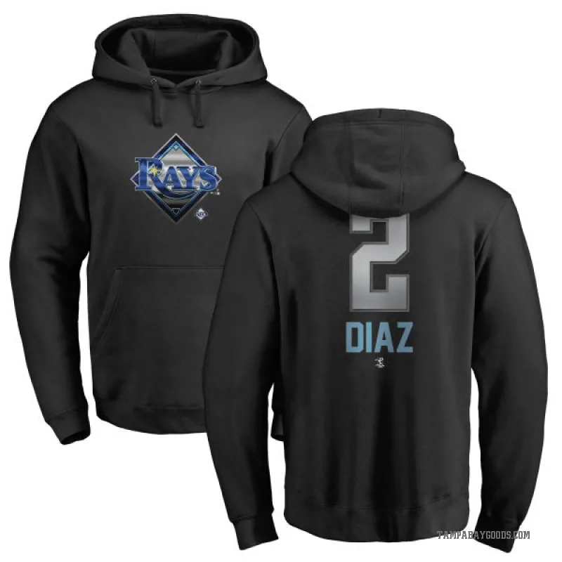 Yandy Diaz Men's Black Tampa Bay Rays Branded Midnight Mascot Pullover Hoodie -